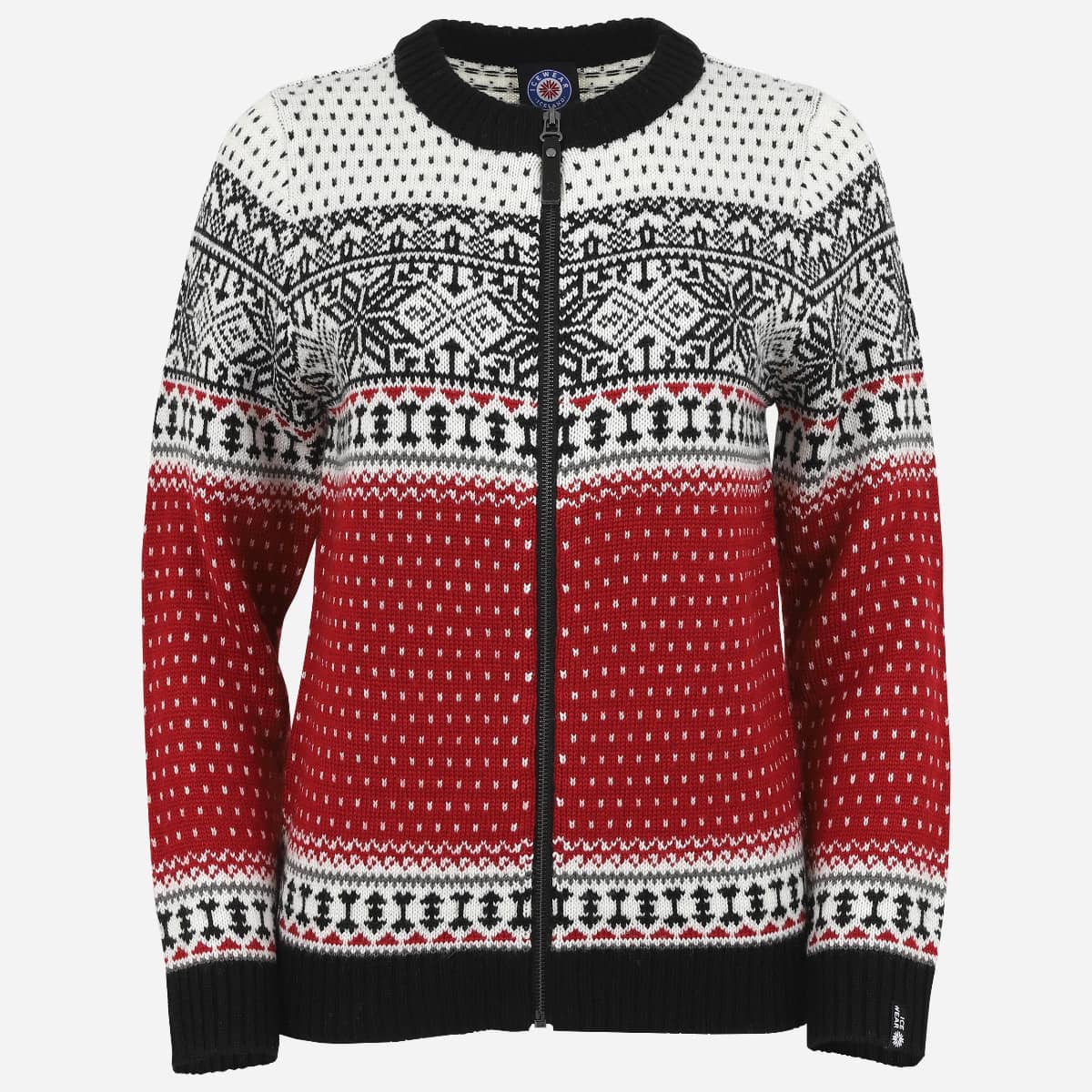 Martha 挪威风格羊毛混纺开衫