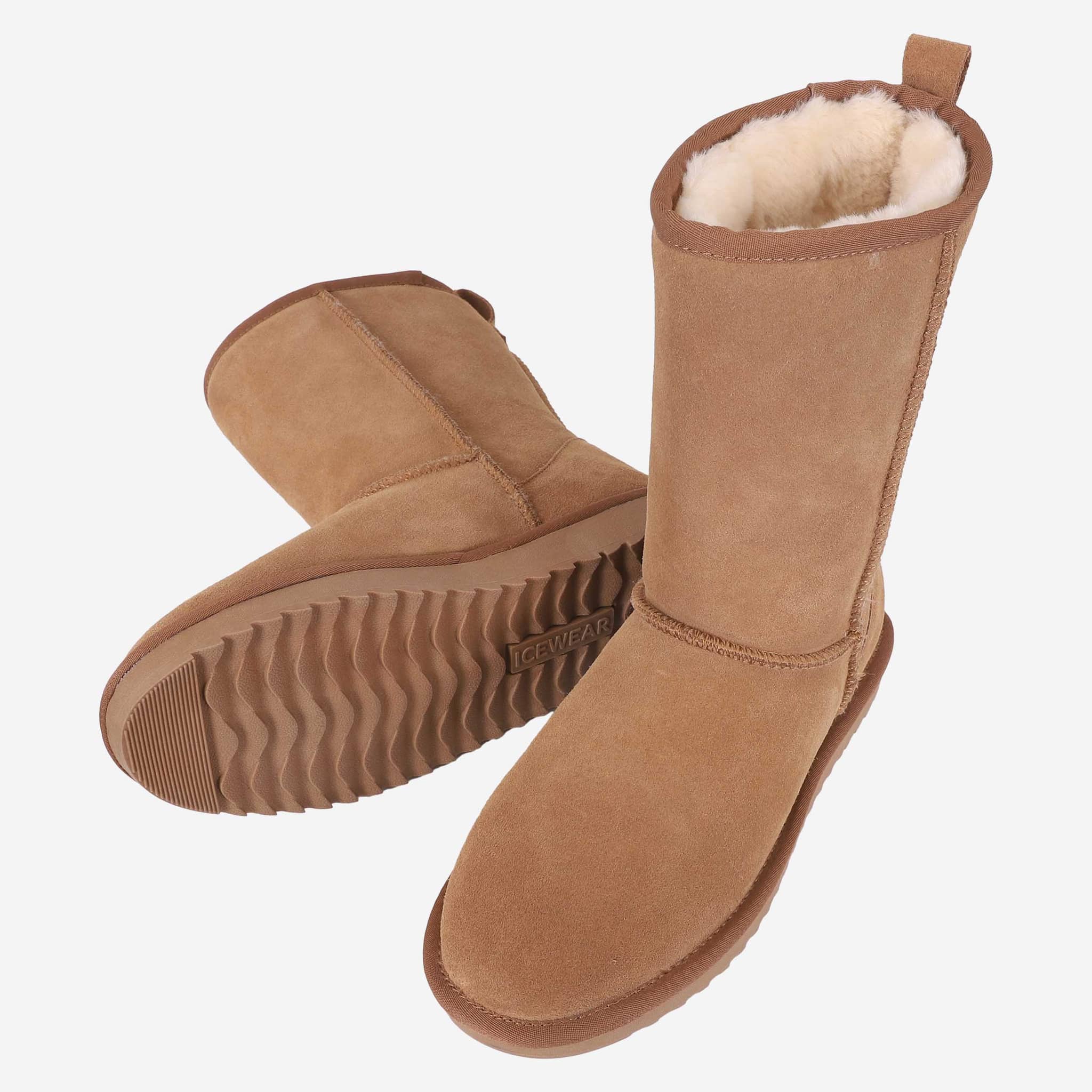 Nátthagi 牛皮绒面革暖靴